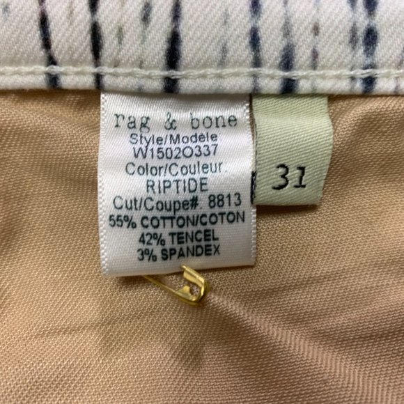 Rag & Bone Skinny Jeans size 31 Riptide color - Picture 4 of 6